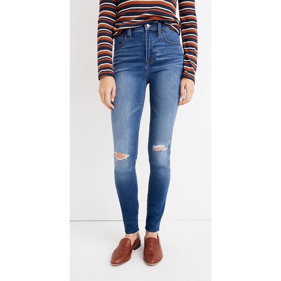 Madewell Roadtripper Knee-Rip Edition Jeans Size 27 - Picture 1 of 14